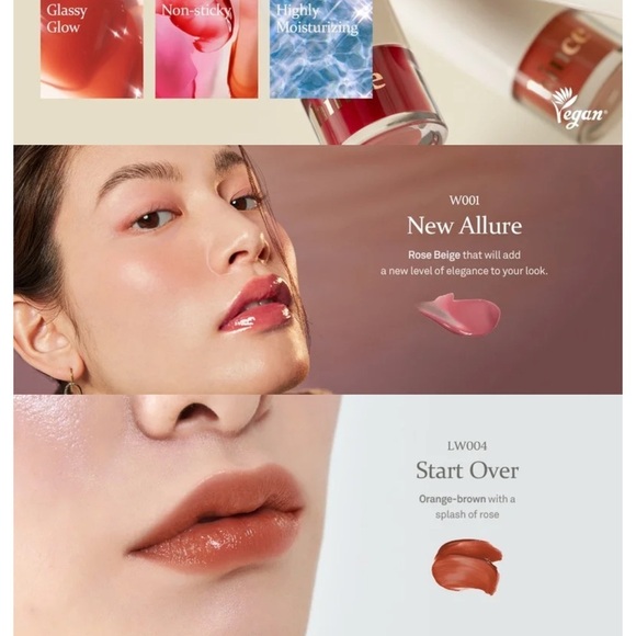 Brand New in Sealed Box Hince Glass Skin Makeup Gift Set with Cosmetic Pouch - Picture 11 of 13